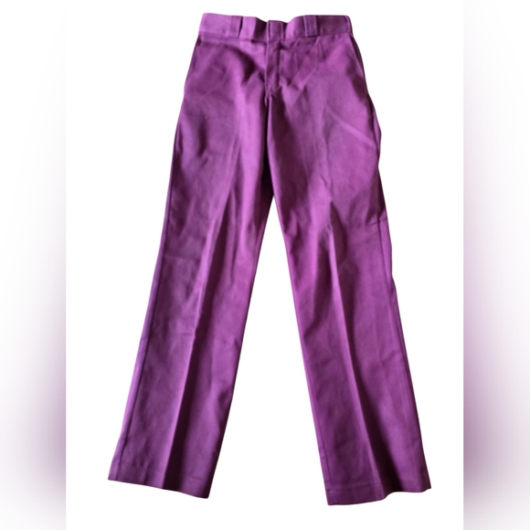 Dickies Icons 874 Original Fit Purple Work Pants Size 30W/32L - Picture 1 of 6